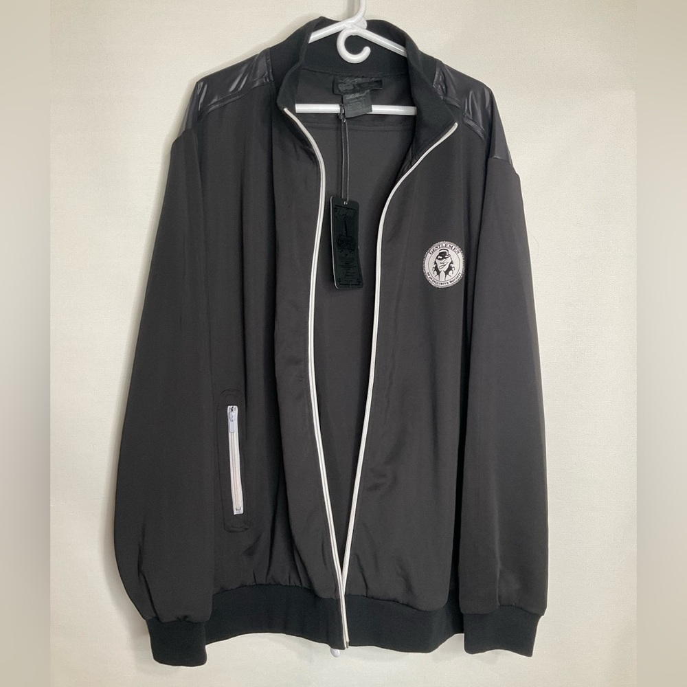 NWT Men’s Retro Sporty Track Jacket Big & Tall Size 4XL